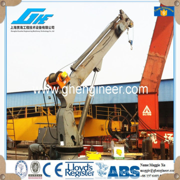 offshore cruise hydraulic marine crane